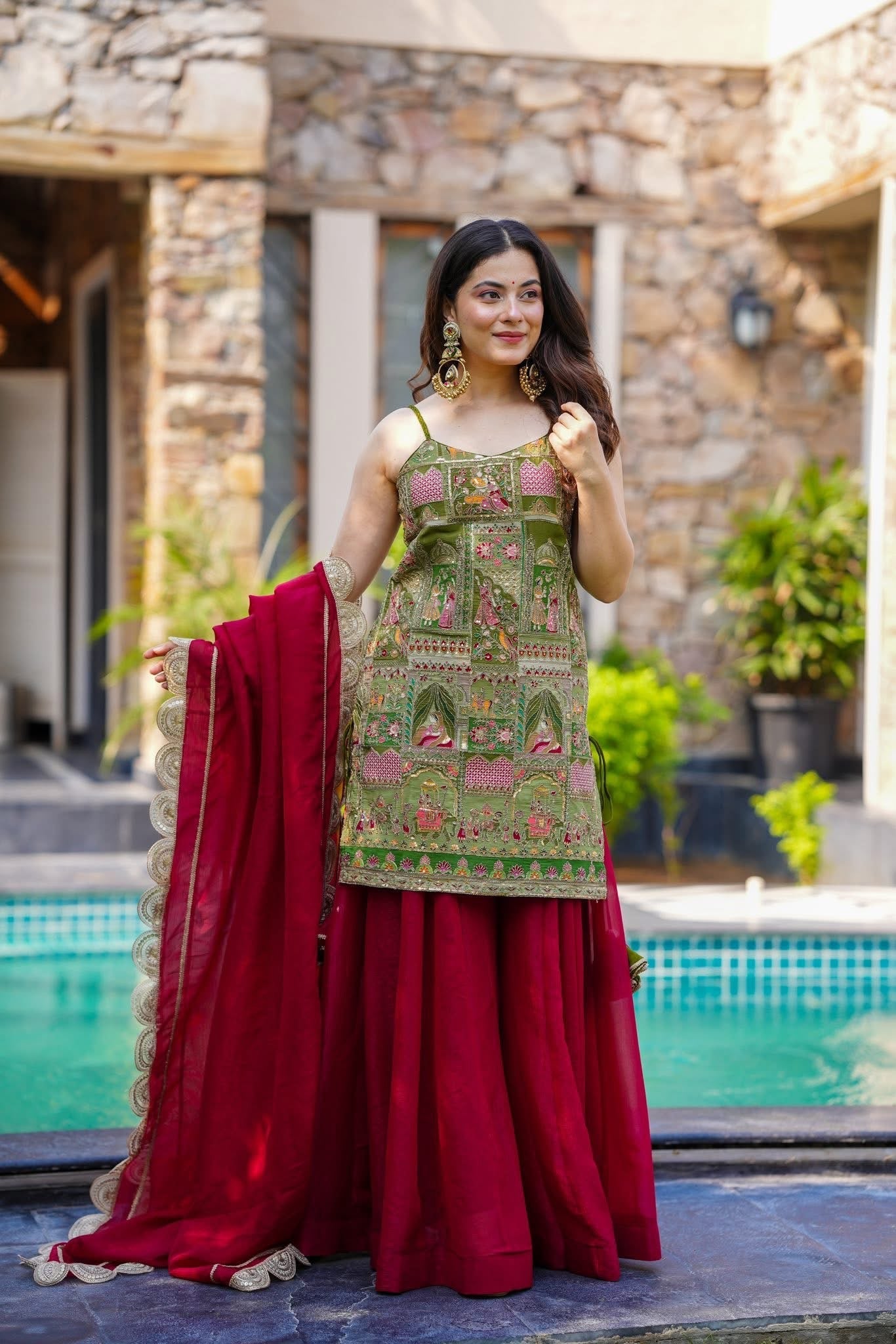 Pankhuri Embroidered Kurta Set