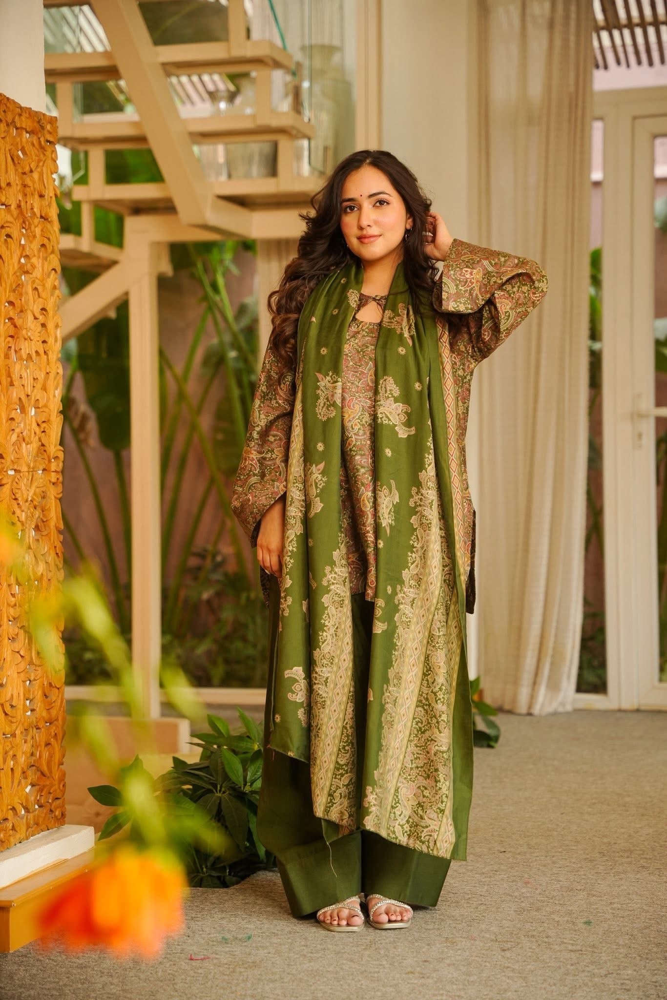Ilaria Muslin Farshi Salwar Set