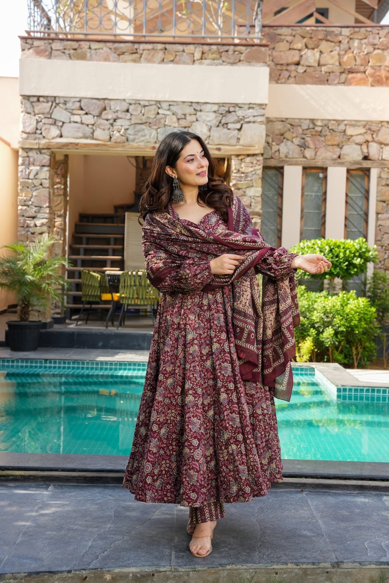 Raunaq Cotton Suit Without dupatta