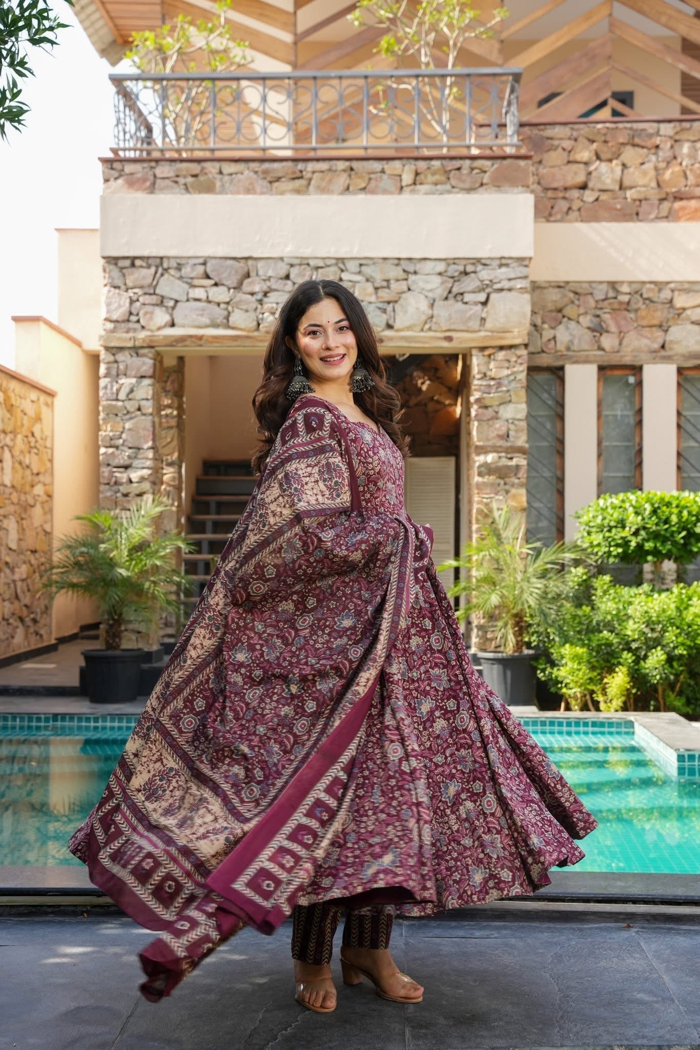Raunaq Cotton Suit Without dupatta